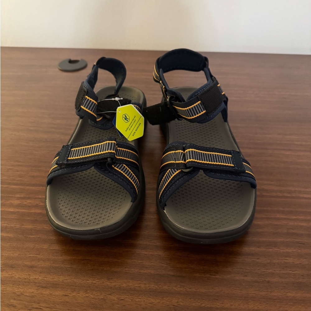 Nunn Bush Men’s Size US 9 UK 8 EUR 42 River Sandals Huck Sport Brown Navy Marine
